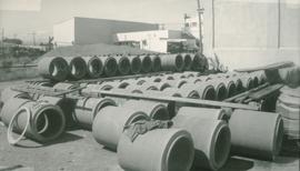 Concrete pipes in Municipal Public Works Yard