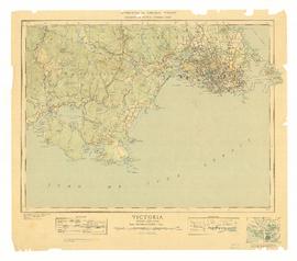 Military topographical map of "Victoria"