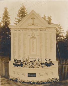 Roll of Honour monument, St. Paul's Church grounds