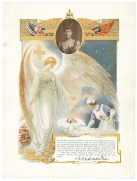 Appreciation Card from Queen Alexandra to Nurse Ethel Morrison