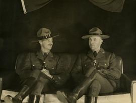 B.C. Provincial Police officers, Earl Sarsiat [left] and Alex Sutherland