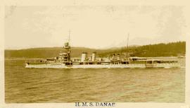 H.M.S. Danae in Esquimalt Harbour