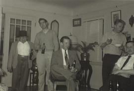 "July 1955, Fred, Buz, Johnny Mac, 'Click' & Bill."