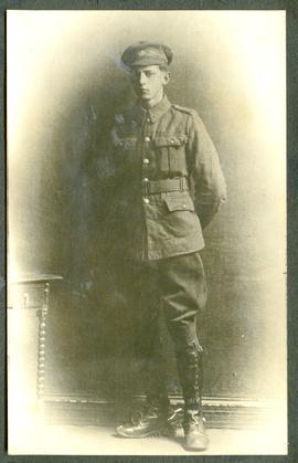 Man in uniform, possibly Clarence H. Coldwell