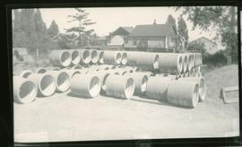 Pipes in Municipal Public Works Yard