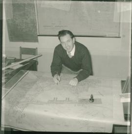 Jim Findlay, drafting office