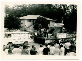 Oak Bay Cleaners float in Buccaneer Days parade, 1971