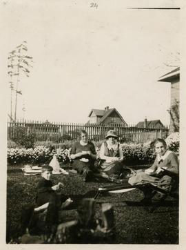 Tea party in garden