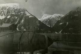 Hyder Alaska, view from stern of ship