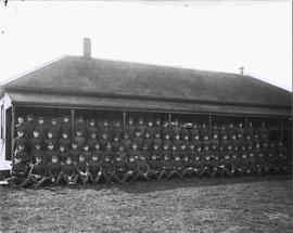 5th Field Artillery Regiment, RCA, at Fort Macaulay in front of guard house (now demolished)