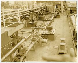 Unidentified ships deck showing pipe detail, possibly Victoria Machinery Depot