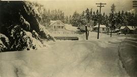 Admirals Road during 1916 snowfall