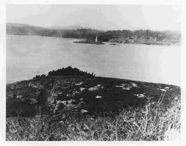 Fort Rodd Hill & Fisgard Lighthouse across from harbour mouth
