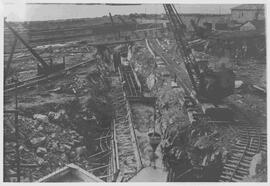 Concreting on main and auxiliary tunnels