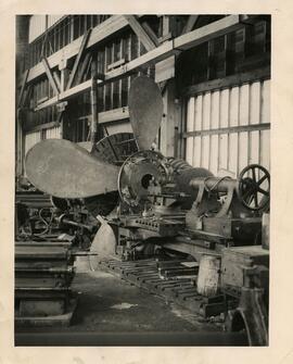 Propellor inside Yarrows workshop