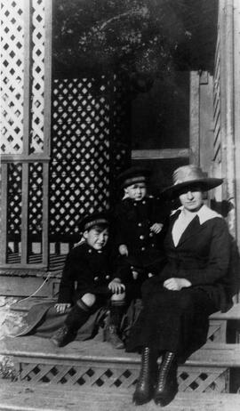 Mrs. Lock and Two Sons