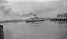 C.P. ship Princess Victoria leaving Victoria Harbour