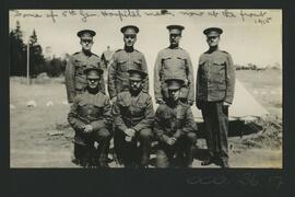 "Some of the 5th gen. Hospital men, now at the front 1915"