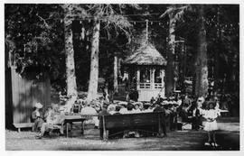 Patrons at the Japanese Tea Gardens