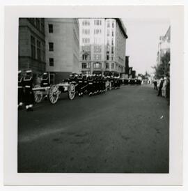 Navy parade in downtown Victoria