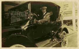 Fred Scafe and automobile