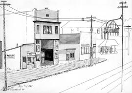 Early Days on Esquimalt Road at Comerford - Sketch