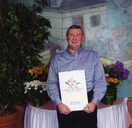 Jack Boutilier with Communities in Bloom Award