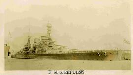 H.M.S. Repulse at Pier B in Victoria