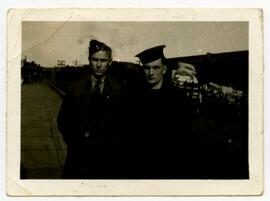 Two men in military uniforms