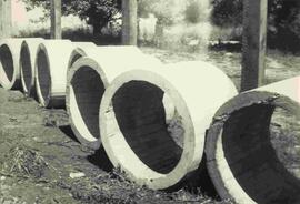 Concrete pipes in Municipal Public Works Yard