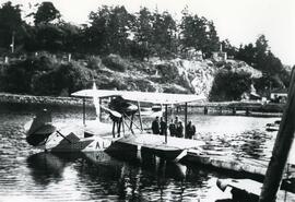 Seaplane at Brunsdon's Wharf