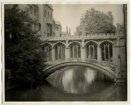 St. John's College "Bridge of Sighs" over the Cam River, Cambridge, England