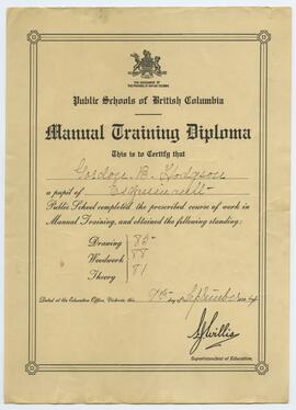 Manual Training Diploma