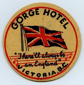 Coaster from the Gorge Hotel during WWII