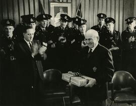 Reeve Alf Wurtele with Esquimalt Police