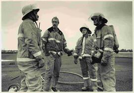 Four firefighters