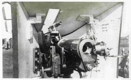 Close up view of 12 pounder QF gun