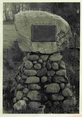 Plaque detailing accounts of Walter Colquhoun Grant