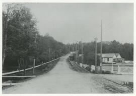 Streetcar on Esquimalt Road at Canteen Road