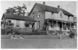 Hardie family home near Isbister wharf on Esquimalt Harbour