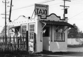 Esquimalt Taxi - Esquimalt Road & Sturdee Street ca. 1945