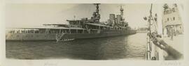 HMS Hood, from deck of HMS Repulse, Ogden Point