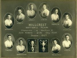 Hillcrest Softball Team Group Photo, 1927