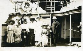 Edith Driver and others Aboard the H.M.C.S. Rainbow