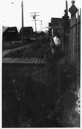 Unidentified child on Pioneer Street
