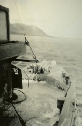 Ice on the HMCS Chignecto