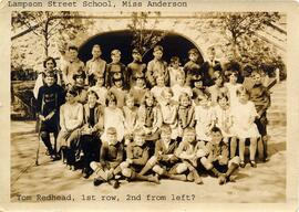 Division IX, Lampson Street School, 1926; Tom Redhead in first row, second from left