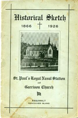 Booklet - St. Paul's Royal Navy Station and Garrison Church 1866-1926