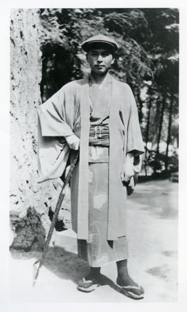 Man in Japanese clothing