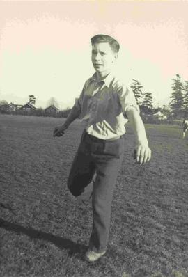 Unidentified boy at Sports Day